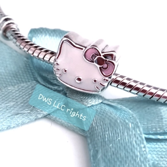 S925 Hello Kitty charm Pandora compatible - Picture 2 of 3